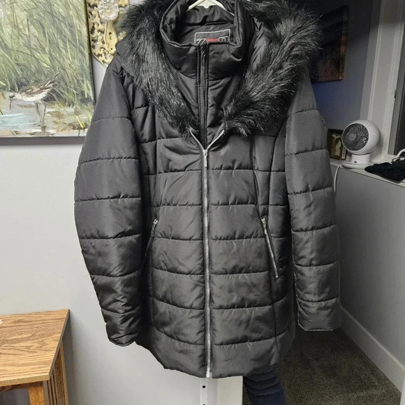 Below zero by Rothschild black jacket size 2x - Picture 4 of 7